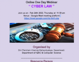 Online One day Webinar On 